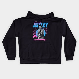 Rick astley***original retro Kids Hoodie